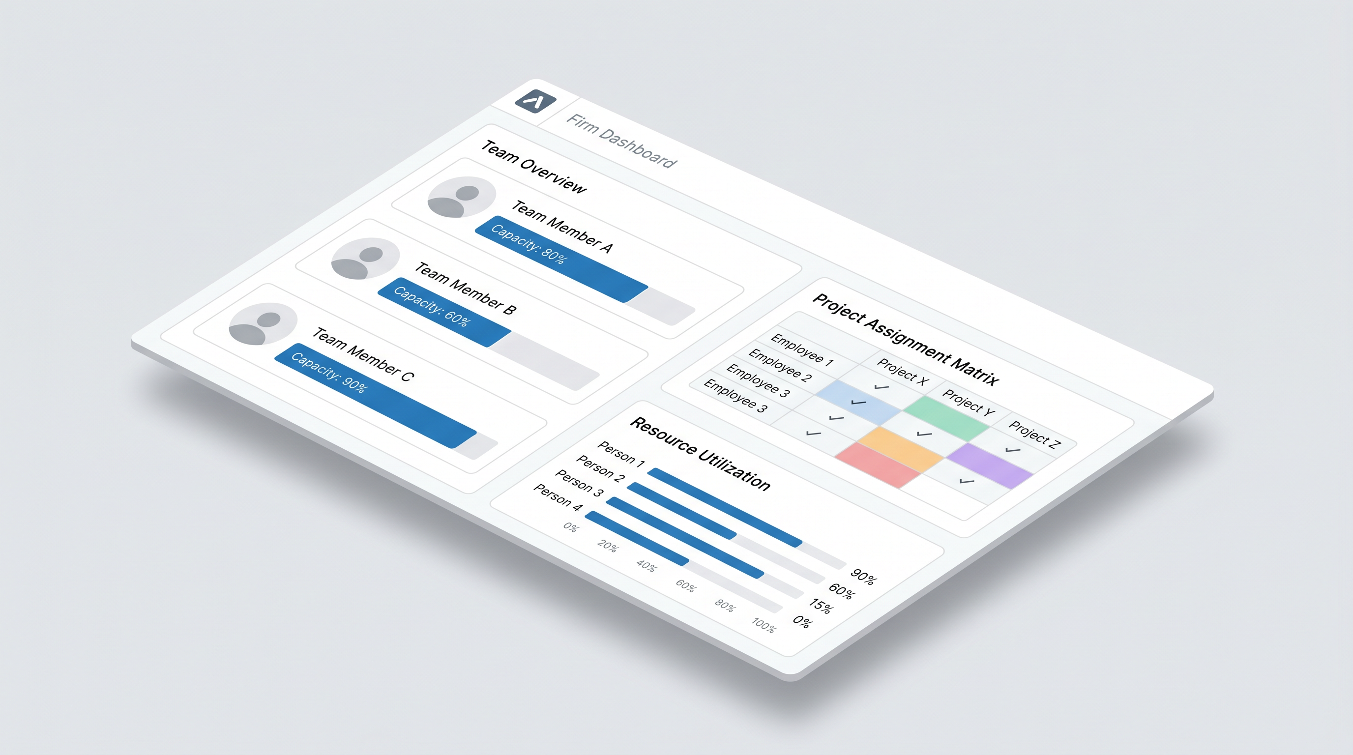 Team and Resource Allocation interface